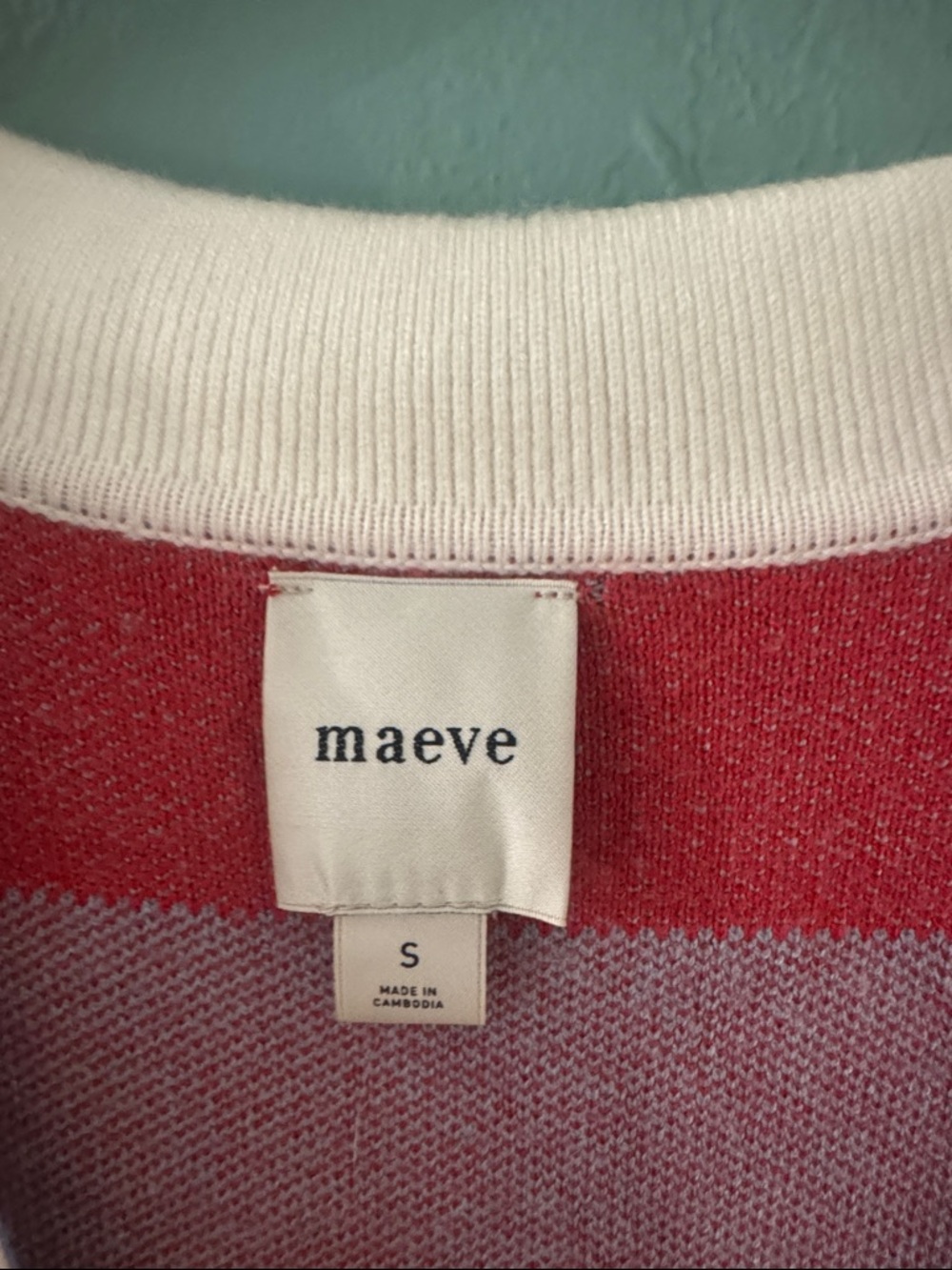 Maeve Multicolor Striped Long-Sleeve Polo Sweater Dress - Picture 2 of 4